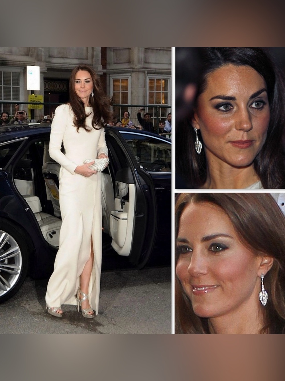 Kate Middleton Inspired Art Deco Drop Earrings